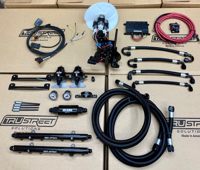 F150 Stage 2 fuel system installed with SNOW Performance regulator